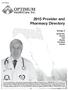 2015 Provider and Pharmacy Directory
