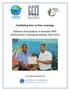 Facilitating Peer to Peer Learning: Belizean Participation in Grenada MPA Enforcement Training Workshop, April 2013. A case study developed for the