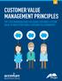 CUSTOMER VALUE MANAGEMENT PRINCIPLES. Top 5 Recommendations for Using Customer Lifetime