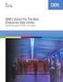 IBM s Vision For The New Enterprise Data Center
