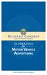 GUIDELINES for. Motor Vehicle Advertising. www.ohioattorneygeneral.gov