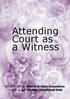 Attending Court as a Witness
