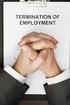 Termination of Employment