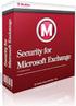 Product Guide. McAfee Security for Microsoft Exchange 8.5.0