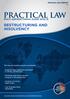 PRACTICAL LAW RESTRUCTURING AND INSOLVENCY MULTI-JURISDICTIONAL GUIDE 2012/13. The law and leading lawyers worldwide