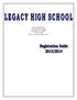 Legacy High School 2701 West 136 th Avenue Broomfield, CO 80023 720-972-6700 http://www.legacy.adams12.org