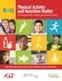 K 12. Physical Activity and Nutrition Toolkit. For Georgia Public Schools and School Districts