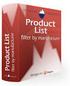 Required Software Product List