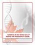 Guidelines for the Clinical Care of Patients with Thalassemia in Canada