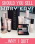 What is my Tax Reporting Status as a Mary Kay Consultant?