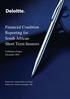 Financial Condition Reporting for South African Short Term Insurers