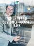 THE UNIVERSAL CUSTOMER-FOCUSED BANK