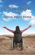 Special Quotes. for Special Needs People