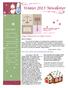 Winter 2013 Newsletter