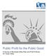 Public Profit for the Public Good