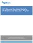 CPA Canada Candidate Guide for the Professional Education Program