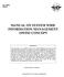 MANUAL ON SYSTEM WIDE INFORMATION MANAGEMENT (SWIM) CONCEPT
