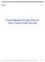 Email Migration Project Plan for Cisco Cloud Email Security