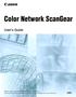 Color Network ScanGear