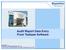 Audit Report Data Entry From Taxbase Software