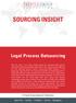 SOURCING INSIGHT Legal Process Outsourcing A Trestle Group Research Publication
