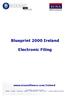 Blueprint 2000 Ireland. Electronic Filing