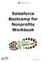 Salesforce Bootcamp for Nonprofits Workbook