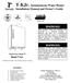 T-KJr. Instantaneous Water Heater Installation Manual and Owner s Guide
