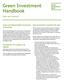 Green Investment Handbook