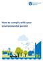 How to comply with your environmental permit