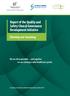 Report of the Quality and Safety Clinical Governance Development Initiative