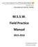 M.S.S.W. Field Practice Manual 2015-2016