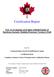 Certification Report
