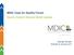 MDIC Case for Quality Forum Quality System Maturity Model Update
