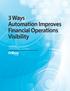 3 Ways Automation Improves Financial Operations Visibility