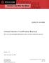 USER S GUIDE. Channel Partner Certification Renewal. How to verify and update information to have current certification renewed. Release: 1.