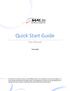 Quick Start Guide. User Manual. 1 March 2012