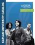 Kaplan University. Catalog