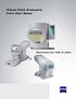 Visual Field Analyzers from Carl Zeiss. Expanding your field of vision