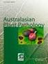 AUSTRALASIAN PLANT PATHOLOGY (AUPP) Instructions for Authors