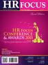 Welcome Address from. t is with much pleasure and pride that I welcome you to the HR Focus Conference and Awards, 2015.