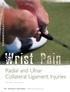 ESSENTIALPRINCIPLES. Wrist Pain. Radial and Ulnar Collateral Ligament Injuries. By Ben Benjamin