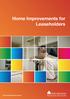 Home Improvements for Leaseholders