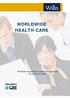WORLDWIDE HEALTH CARE