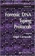 The Techniques of Molecular Biology: Forensic DNA Fingerprinting