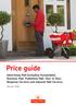 Price guide. Advertising Mail (including Sustainable), Business Mail, Publishing Mail, Door to Door, Response Services and Inbound Mail Services