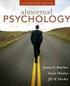 Abnormal Psychology Practice Quiz #3