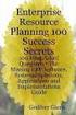 ERP 100 Success Secrets