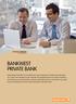 BANKWEST PRIVATE BANK. Private Banking from Bankwest