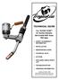 TECHNICAL GUIDE. For TOUGH GUN G1 Series Robotic Air-Cooled MIG Guns 500 amp SAFETY & WARRANTY INFORMATION INSTALLATION MAINTENANCE GUIDE